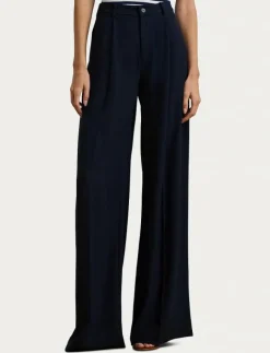 Double-Faced Georgette Wide-Leg Pant - Vida byxor|Lauren Ralph Lauren Online