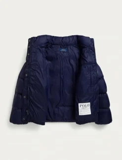 Ralph Lauren Kids Down Hooded Jacket - Dunjackor & fodrade jackor NEWPORT NAVY W WH Best