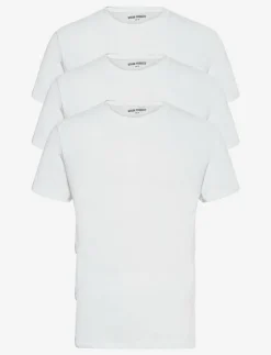 Denim Project DP 3 PACK T-SHIRTS - Kortärmad t-shirt WHITE Clearance