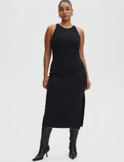 Gestuz DrewGZ sl long dress NOOS - Midiklänningar BLACK Outlet