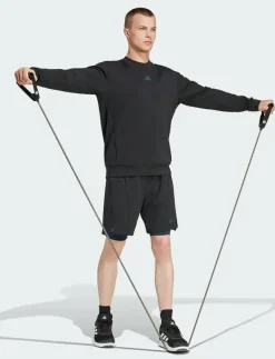 adidas Performance D4T KNIT SHORT - Sweatshorts BLACK Hot