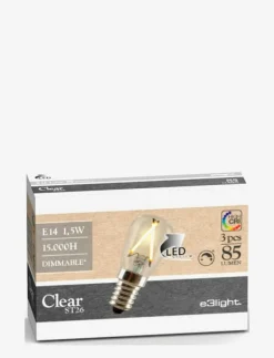 e3 LED Proxima E14 925 85lm S2D Dimmable 3-PAK - Glödlampor|e3light Online