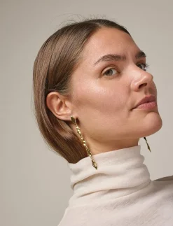 Enamel Copenhagen Earrings, India - Hängande örhängen 925S/GP Outlet