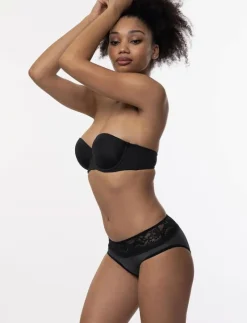 Dorina ECO MOON/LACE-2PP Hipster_Classic - Menstrosor BLACK/BLACK Discount