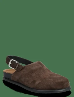 VAGABOND EFFIE - Platta mules BROWN