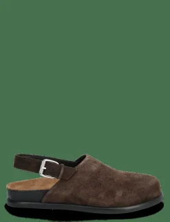 VAGABOND EFFIE - Platta mules BROWN