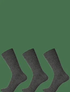 Broad rib wool 3-pack - Vanliga strumpor|Egtved Hot