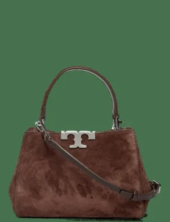 Eleanor Suede Mini Satchel - Handväskor|Tory Burch
