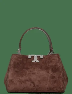 Eleanor Suede Mini Satchel - Handväskor|Tory Burch