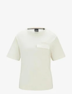 BOSS Elpha_pocket - T-shirts OPEN WHITE Outlet