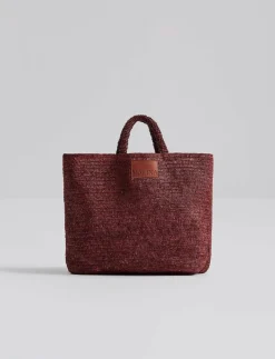 Elsya raffia tote bag - Shoppers|Malina Online