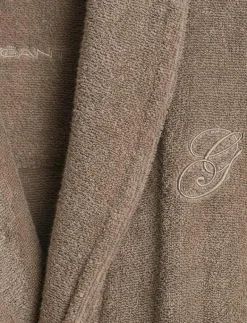 GANT EMBROIDERY ROBE - Morgonrock TAUPE BEIGE Best