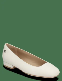 Lauren Ralph Lauren Emellie Nappa Leather Ballet Flat - Ballerinas SOFT WHITE Best