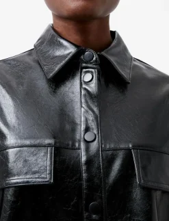 EMMETT PU OVERSHIRT - Overshirts|French Connection Clearance