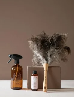 Simple Goods Empty Glass Bottle, All Purpose - Textilvård BROWN Discount