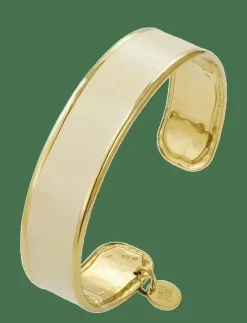 Bud to rose Envy Enamel Bangle Brown/Gold - Bangles IVORY/GOLD Sale