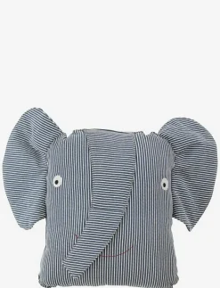 Erik Elephant Denim Cushion - Kuddar|OYOY MINI New