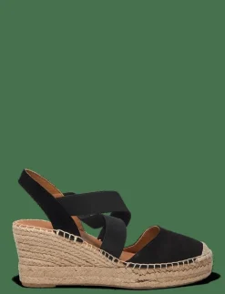 Billi Bi Espadrilles - Kilklackar BLACK SUEDE Online