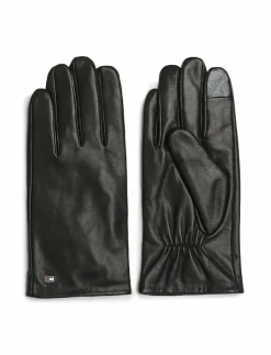 ESSENTIAL FLAG LEATHER GLOVES - Fingervantar|Tommy Hilfiger Outlet