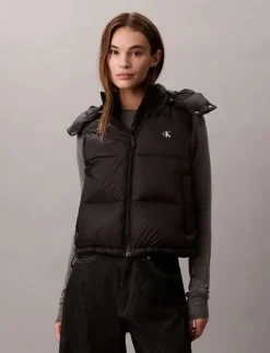 ESSENTIAL MIDWEIGHT PUFFER VEST - Vadderade västar|Calvin Klein Jeans Discount