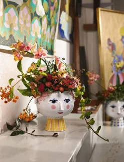 Bjørn Wiinblad Eva Blomkruka på fot Ø15.5 cm rosa - Krukor PINK Sale