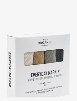 The Organic Company Everyday Napkin - Tygservetter 901 EARTH COLOR MIX Hot