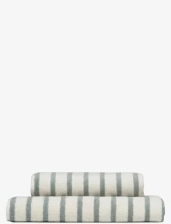 Everyday Stripe cotton towel - Badrumstextilier|Høie of Scandinavia New