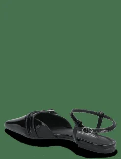 Pavement Evita - Platta slingbacks BLACK PATENT Clearance