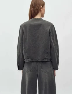 mbyM Exana-M - Jeansjackor KHAKI GREEN WASH Discount