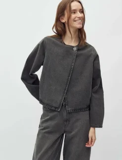 mbyM Exana-M - Jeansjackor KHAKI GREEN WASH Discount