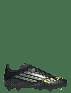adidas Performance F50 LEAGUE FG/MG J - Fotbollsskor CBLACK/IRONMT/LUCLEM Hot