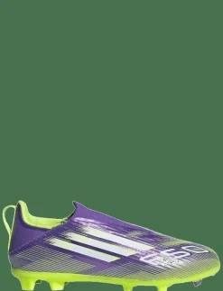 adidas Performance F50 LEAGUE LL FG/MG J - Sportskor PURRUS/FTWWHT/LUCLEM Best