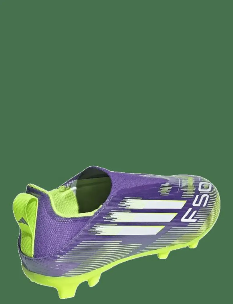 adidas Performance F50 LEAGUE LL FG/MG J - Sportskor PURRUS/FTWWHT/LUCLEM Best