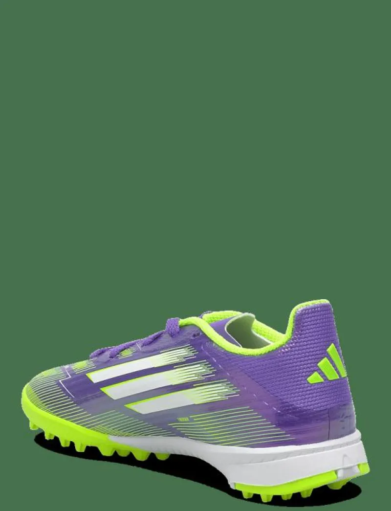 adidas Performance F50 LEAGUE TF J - Fotbollsskor PURRUS/FTWWHT/LUCLEM
