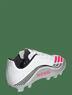 adidas Performance F50 MESSI CLUB FG/MG J - Fotbollsskor FTWWHT/LUCRED/SILVMT Discount