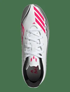 adidas Performance F50 MESSI CLUB FG/MG J - Fotbollsskor FTWWHT/LUCRED/SILVMT Discount