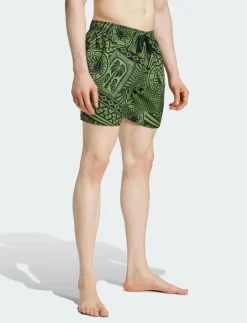 adidas Performance FARM SWIMSHORT - Badbyxor CREGRN/BLACK/SEMSPA Online