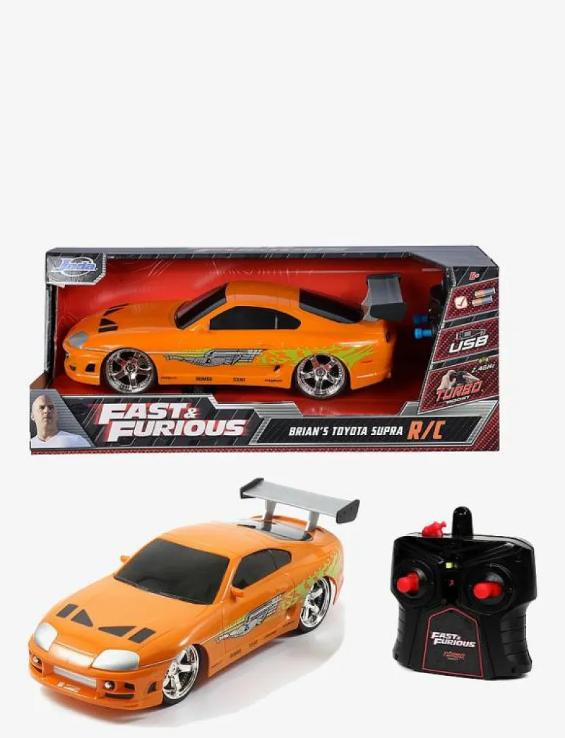 Fast & Furious Radiostyrd Bil Brian's Toyota, 1:16 - Radiostyrd leksak|Jada Toys New