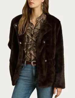 Faux-Fur Coat - Fuskpäls|Lauren Ralph Lauren New