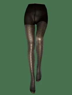 Sneaky Fox Fay tights - Strumpbyxor BLACK/SILVER Online