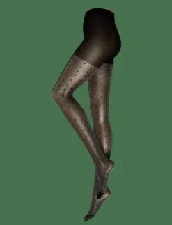 Sneaky Fox Fay tights - Strumpbyxor BLACK/SILVER Online