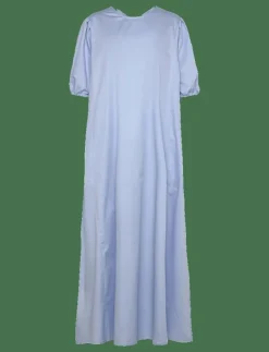 Naja Lauf FELICITY DRESS COTTON SATEEN - Maxiklänningar LIGHT BLUE