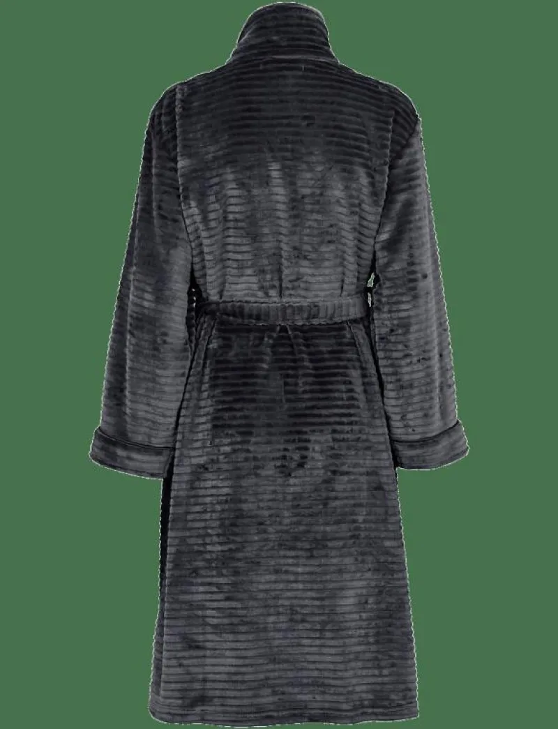 Fine fleece robe w. zipper - Morgonrock|Missya Hot