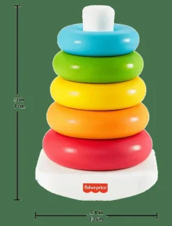 Fisher-Price Eco Rock-a-Stack - Stapelbara klossar MULTI COLOR Outlet