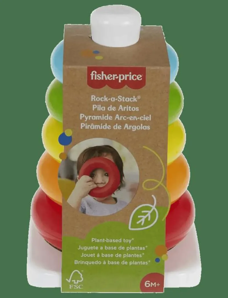 Fisher-Price Eco Rock-a-Stack - Stapelbara klossar MULTI COLOR Outlet