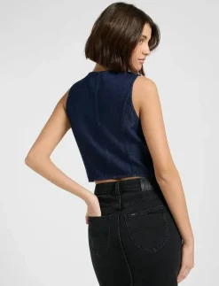 FITTED VEST - Jeansvästar|Lee Jeans