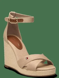FLAG HIGH WEDGE ESPAD CRISSCROSS - Kilklackar|Tommy Hilfiger