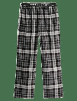 Tommy Hilfiger FLANNEL PJ PANT WB - Nederdelar BLACK TARTAN Discount