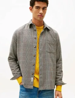 FLANNEL PRINCE OF WALES SHIRT - Flanellskjortor|Tommy Hilfiger Clearance