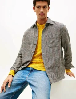 FLANNEL PRINCE OF WALES SHIRT - Flanellskjortor|Tommy Hilfiger Clearance